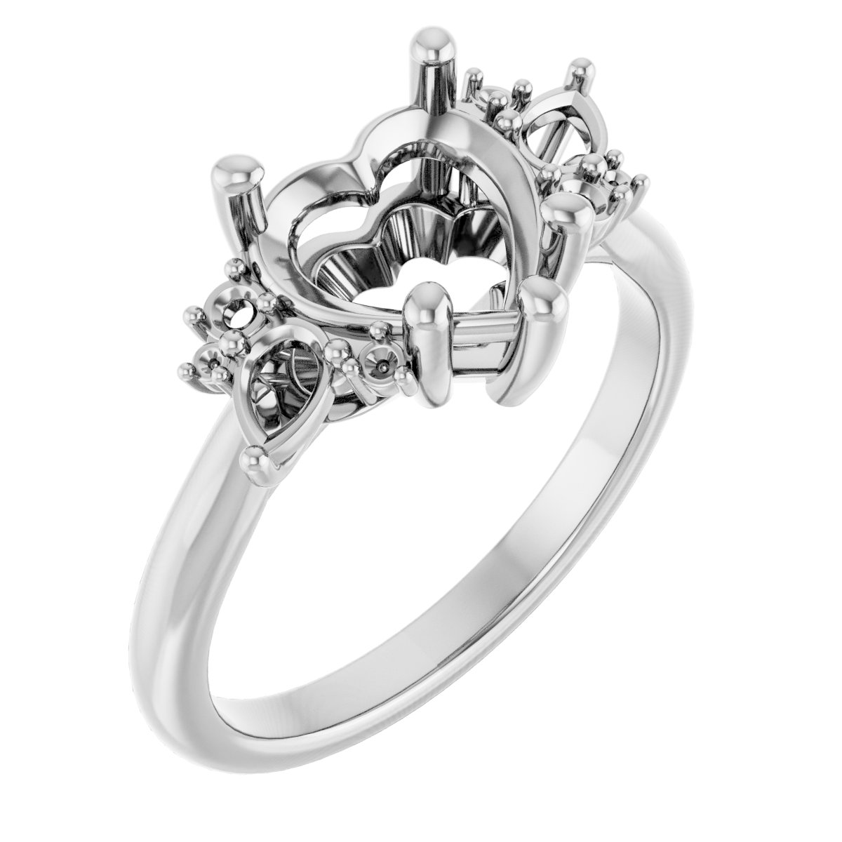 Accented Engagement Ring