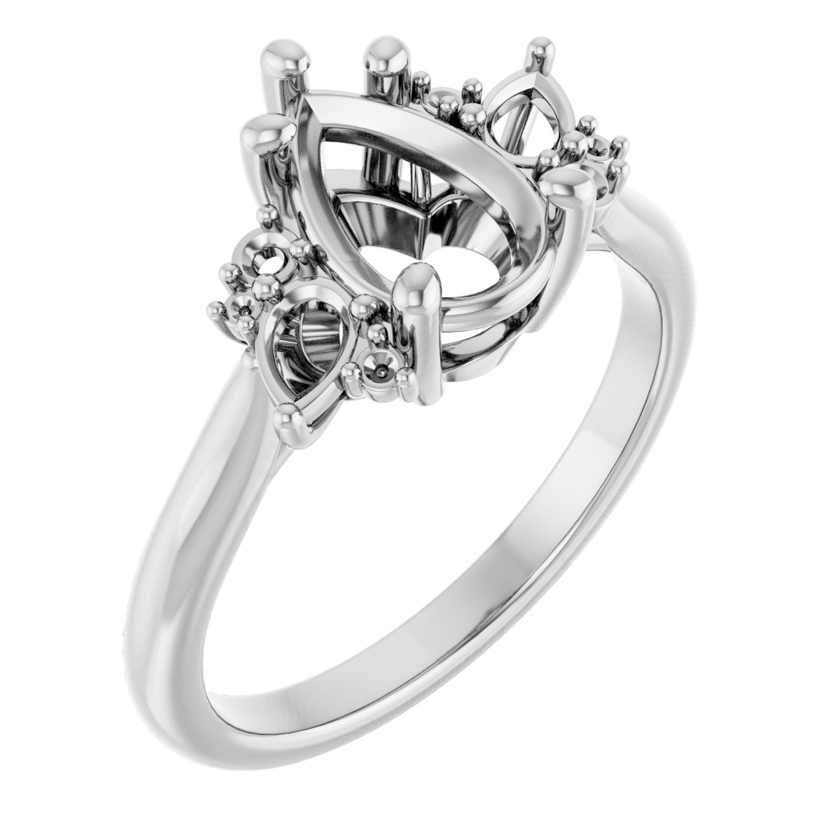 Accented Engagement Ring