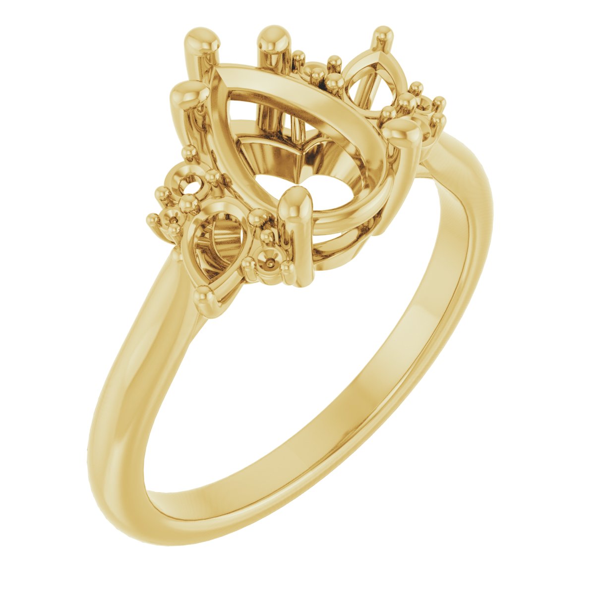 Accented Engagement Ring