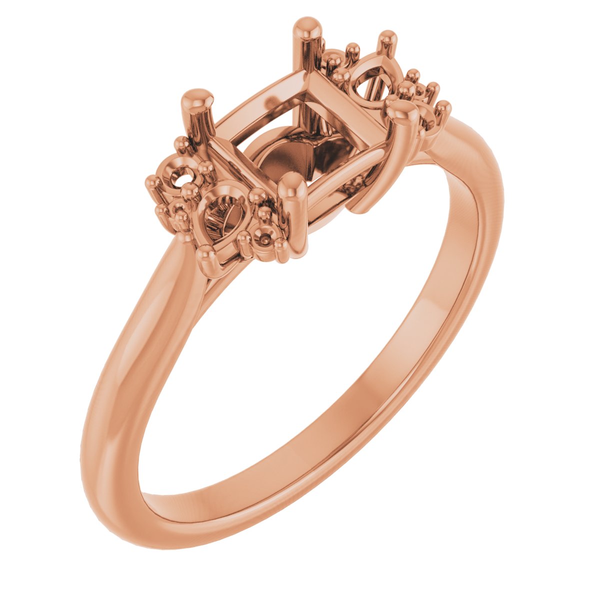 Accented Engagement Ring