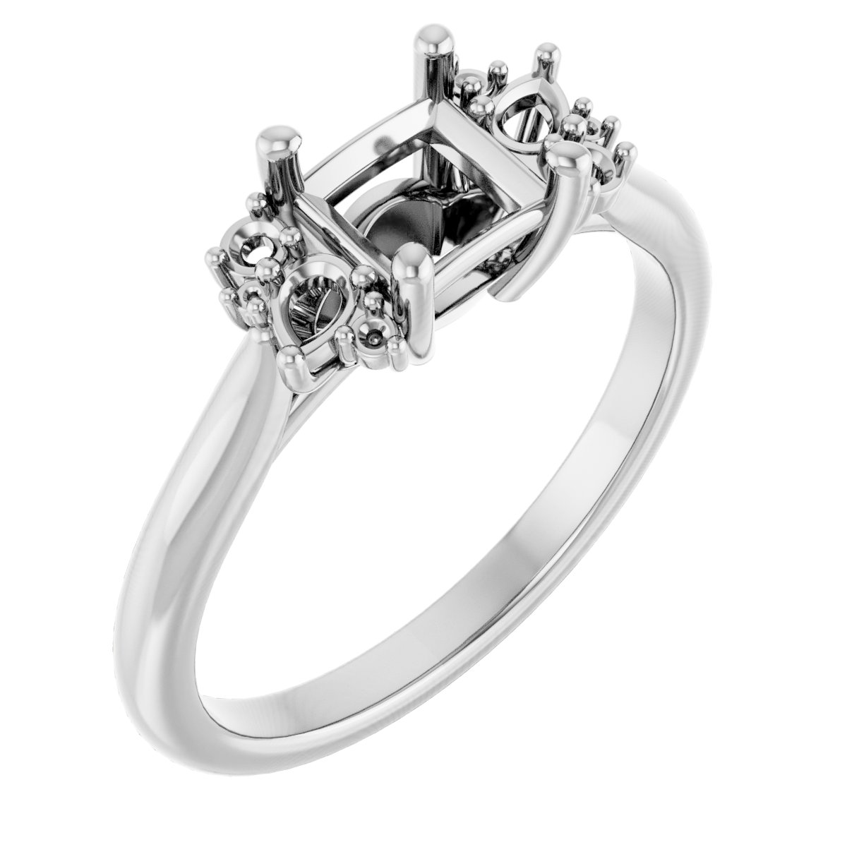 Accented Engagement Ring