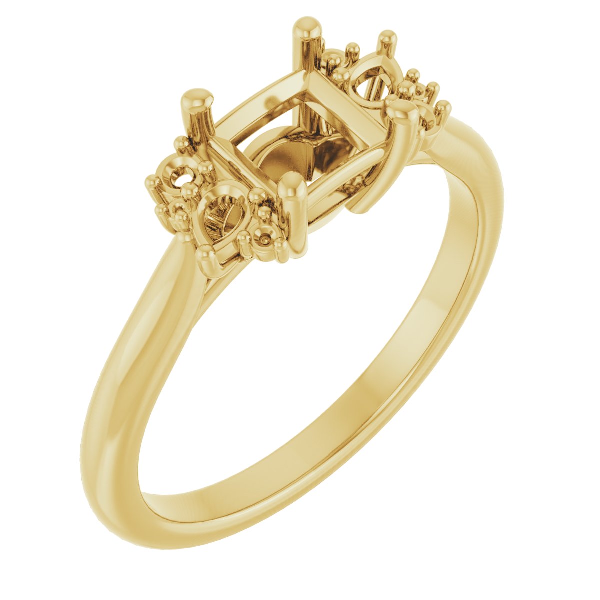 Accented Engagement Ring