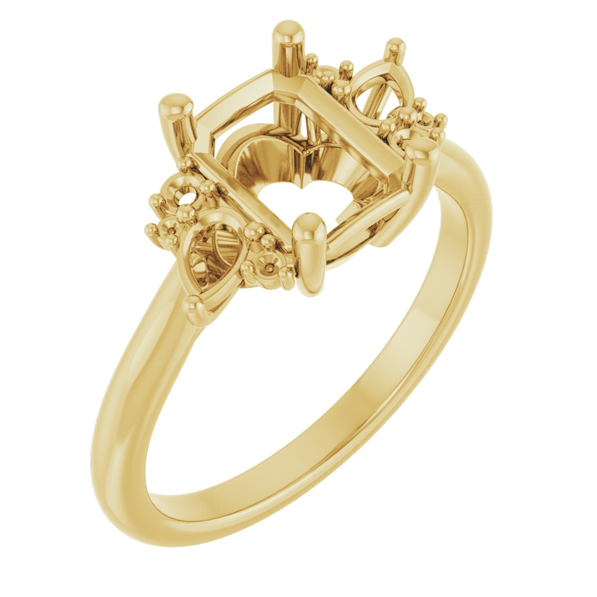 Accented Engagement Ring