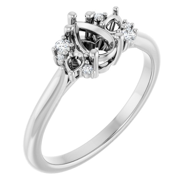 14k White Gold