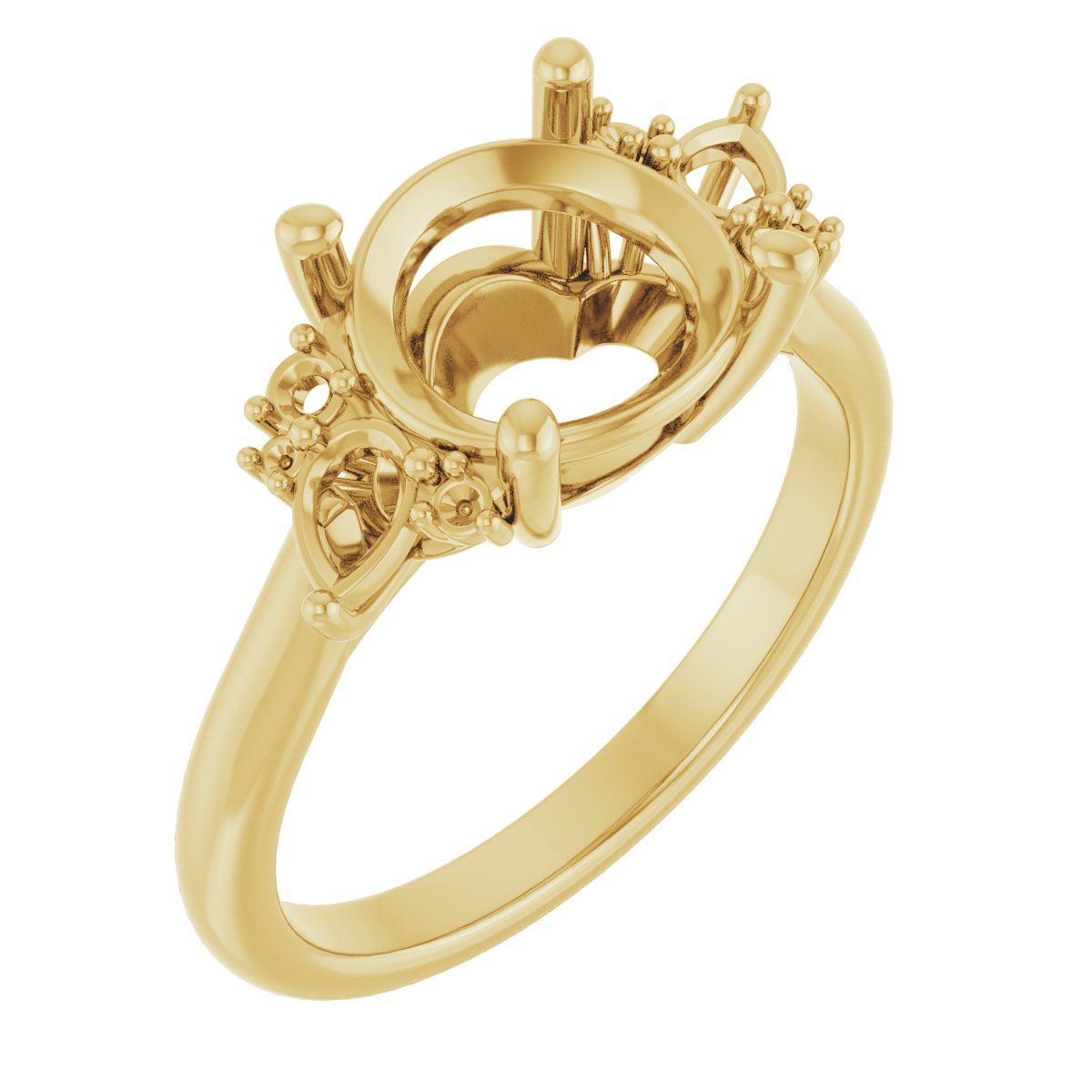 Accented Engagement Ring