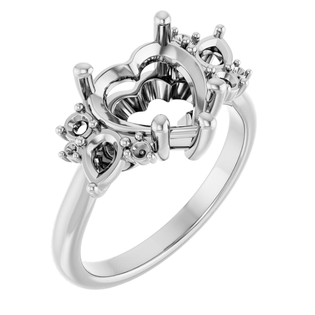 Accented Engagement Ring