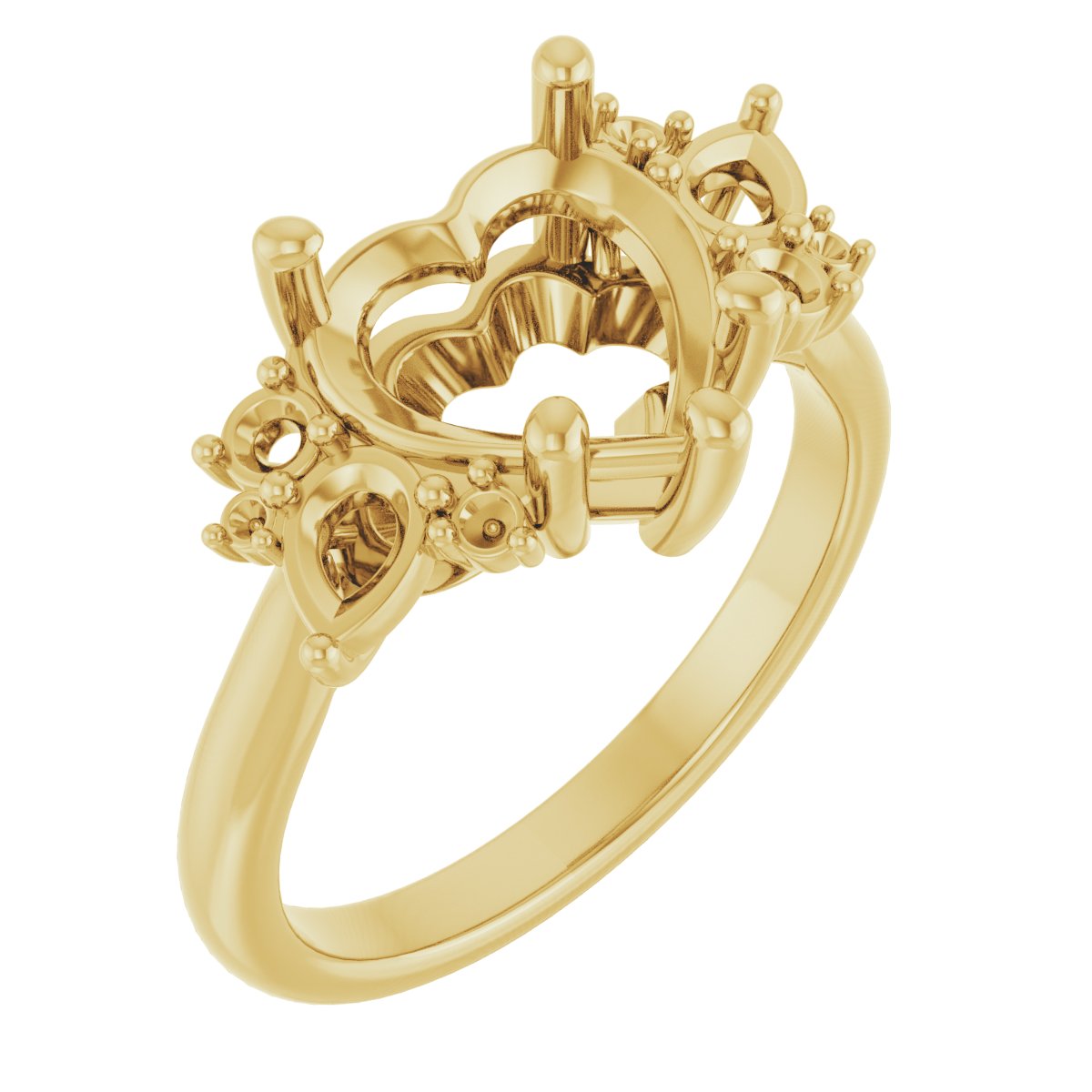 Accented Engagement Ring