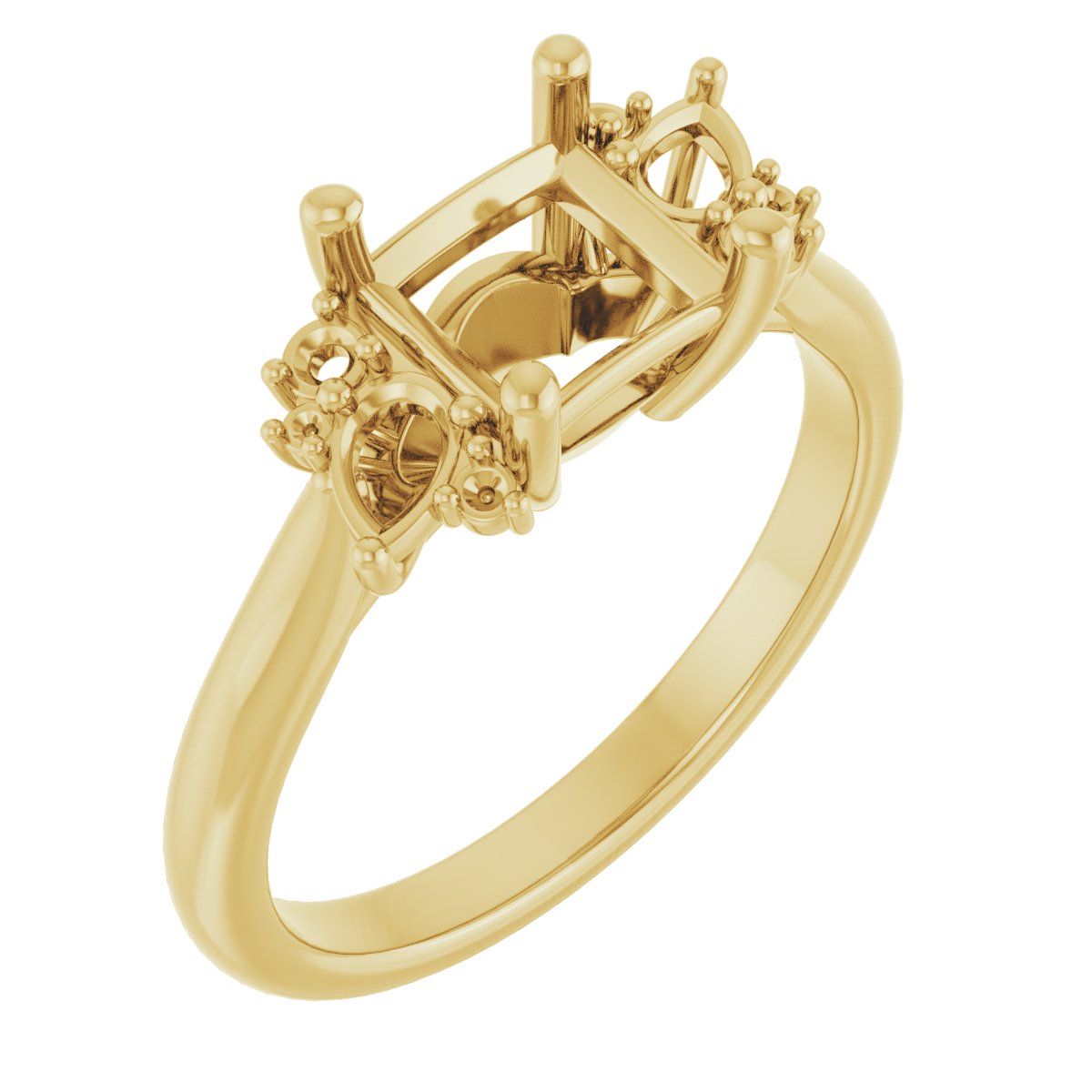 Accented Engagement Ring