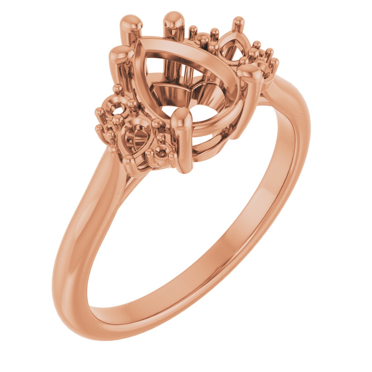 Accented Engagement Ring
