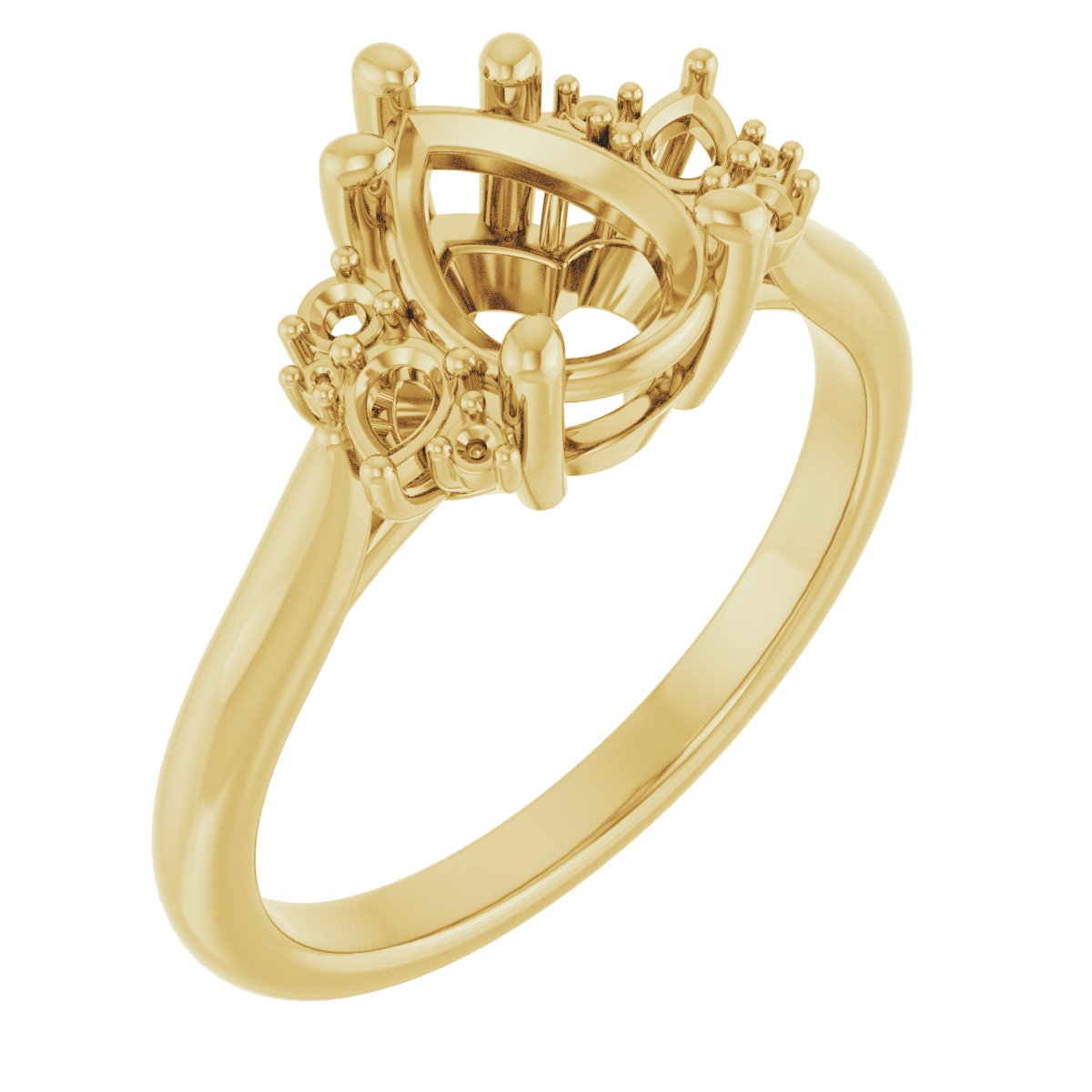 Accented Engagement Ring