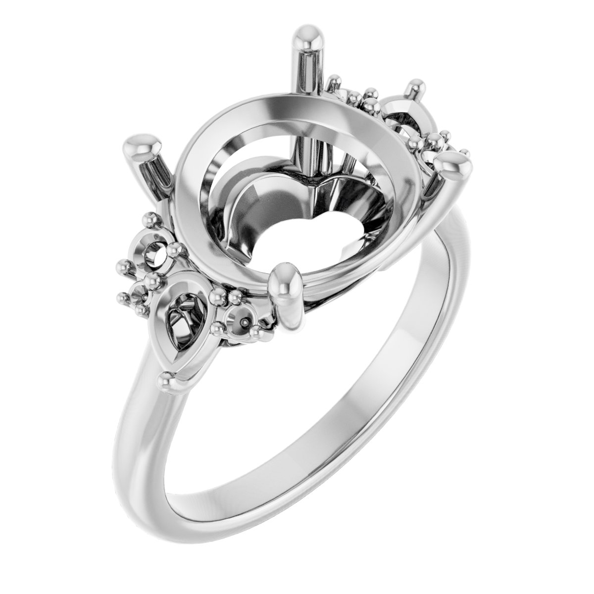 Accented Engagement Ring