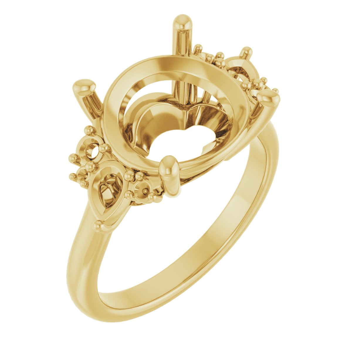 Accented Engagement Ring
