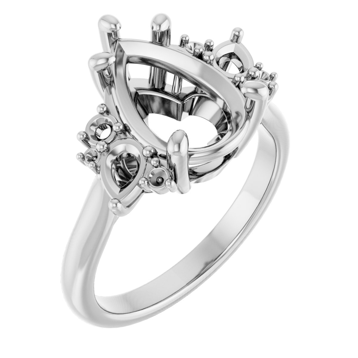 Accented Engagement Ring