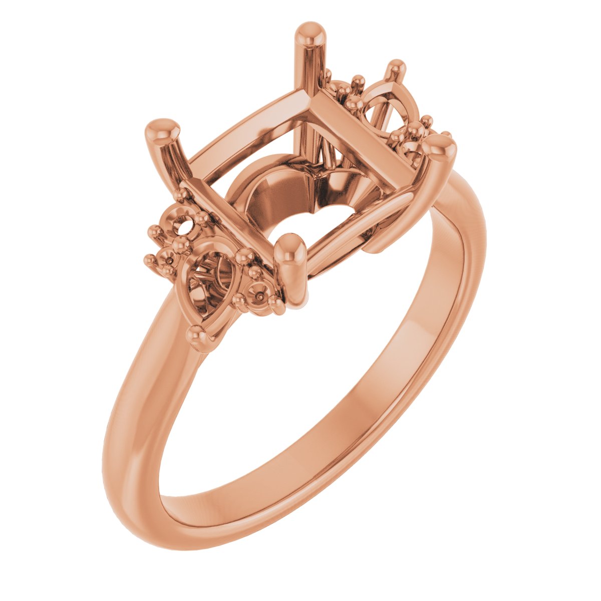 Accented Engagement Ring