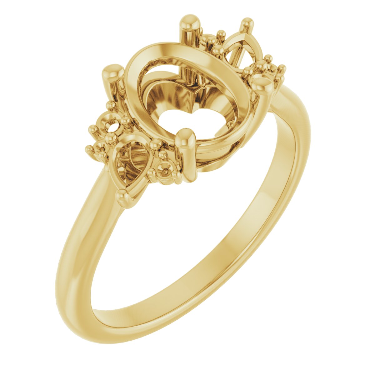 Accented Engagement Ring
