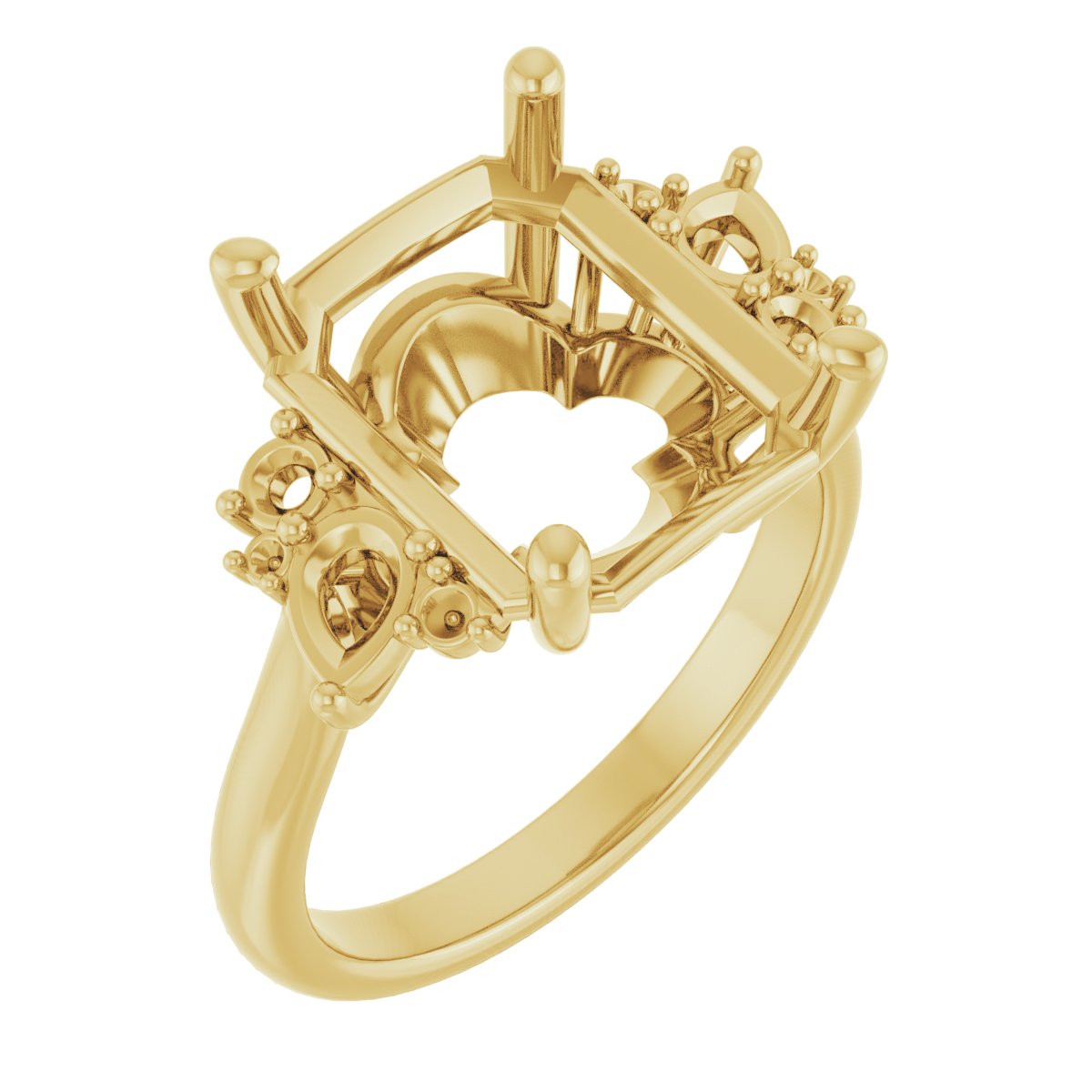 Accented Engagement Ring