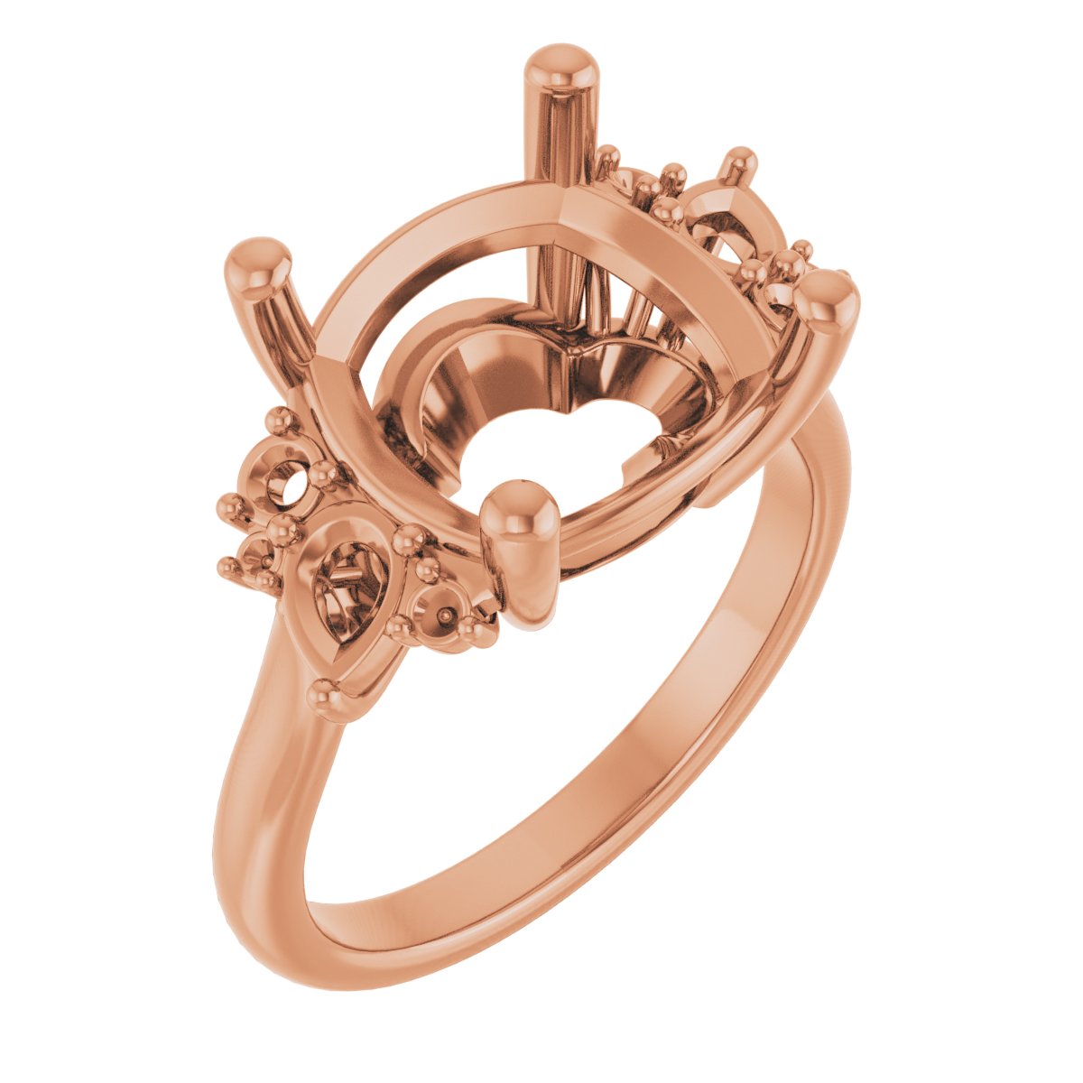 Accented Engagement Ring