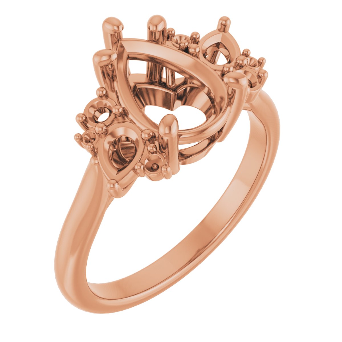 Accented Engagement Ring