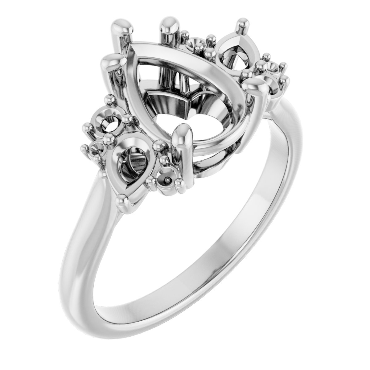 Accented Engagement Ring