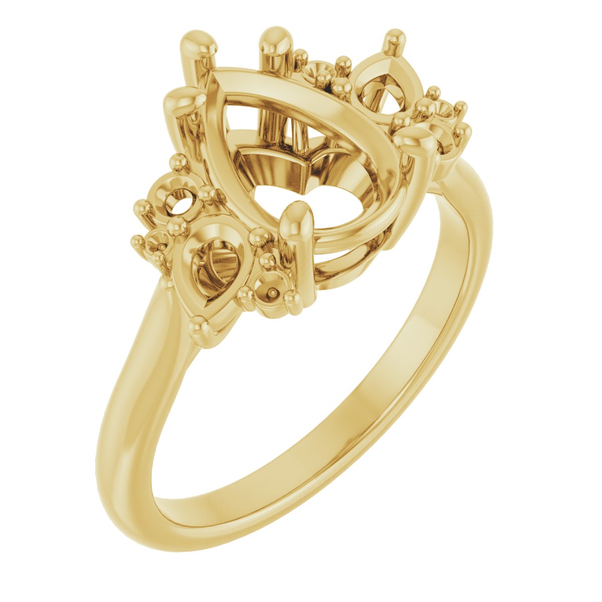 Accented Engagement Ring