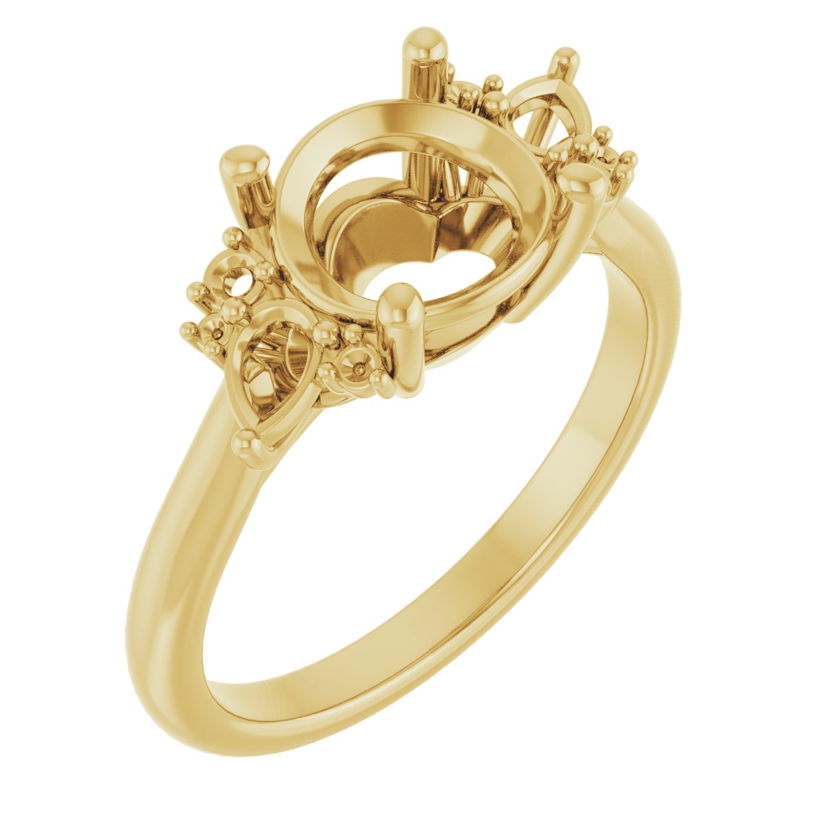 Accented Engagement Ring