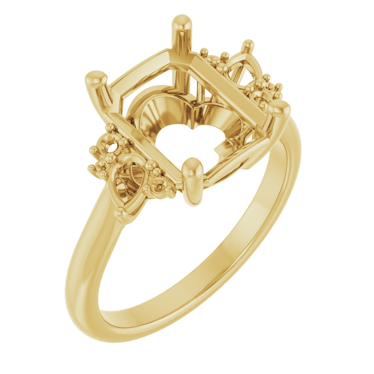Accented Engagement Ring