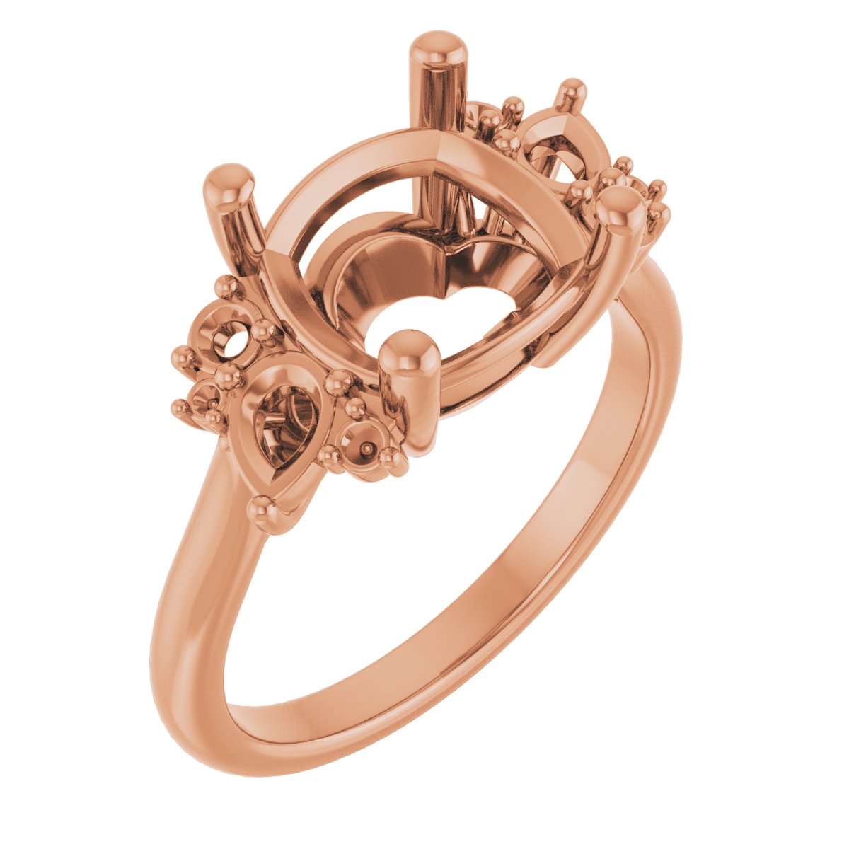 Accented Engagement Ring