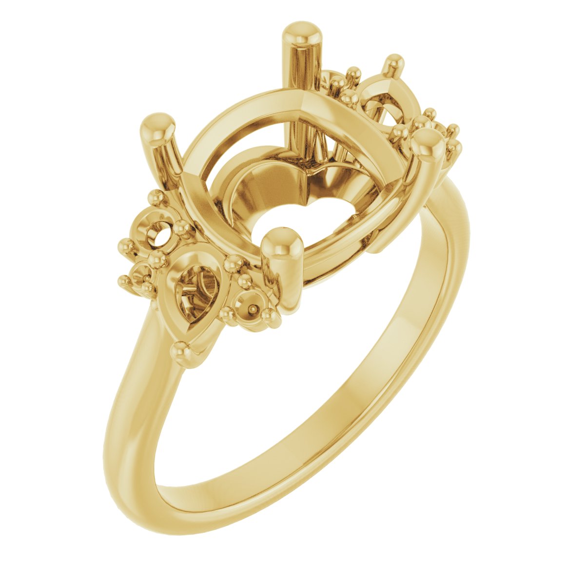 Accented Engagement Ring
