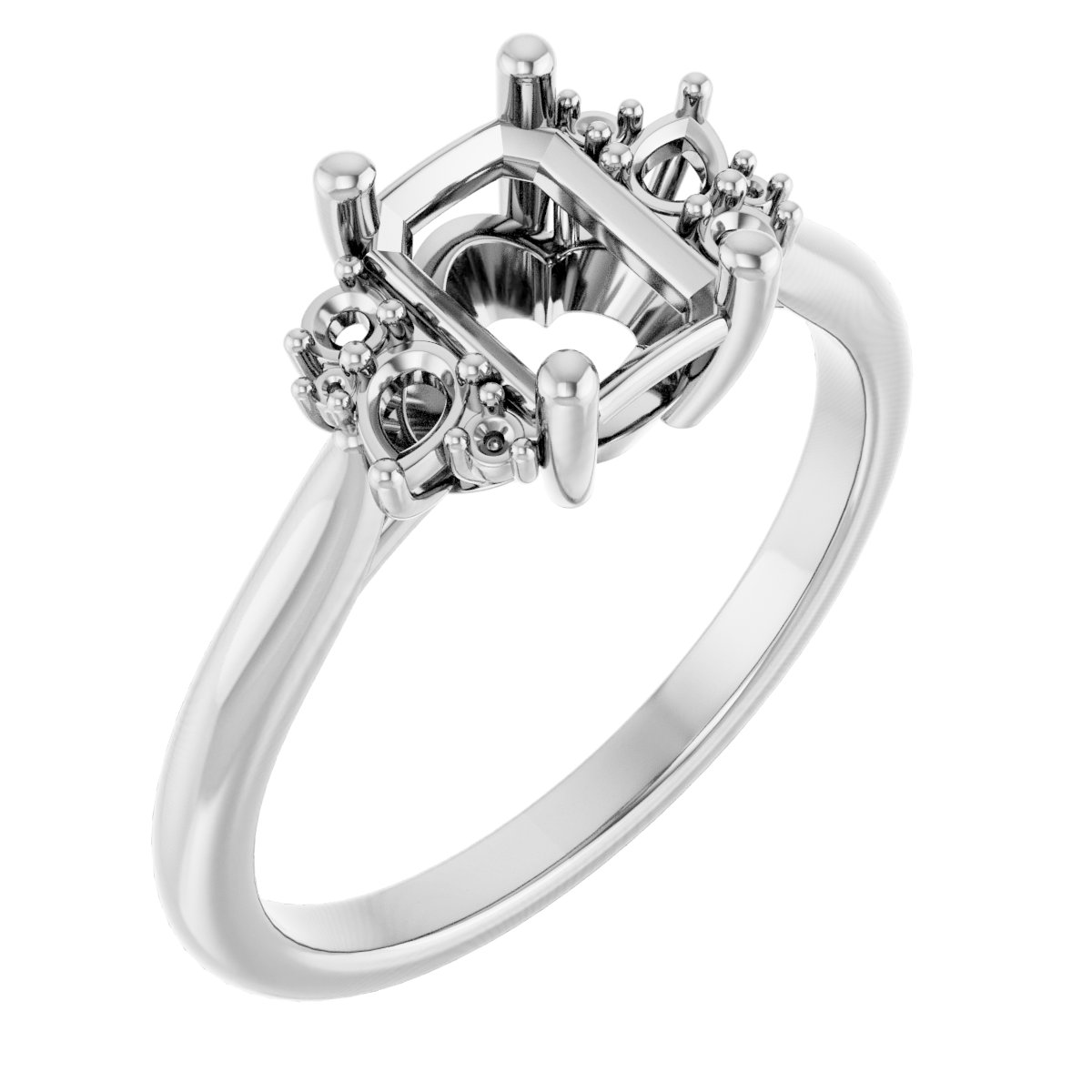 Accented Engagement Ring