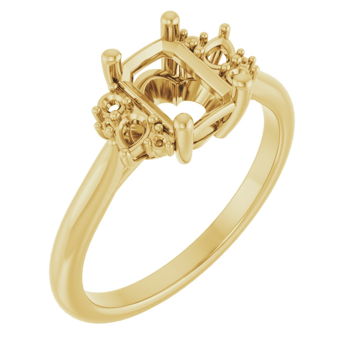 Accented Engagement Ring