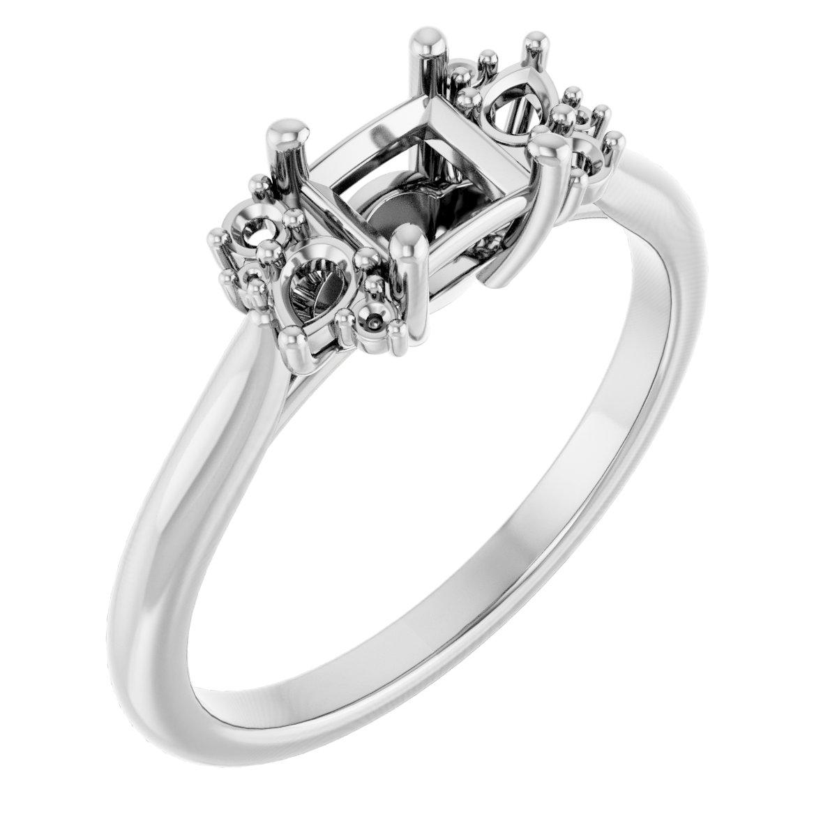 Accented Engagement Ring