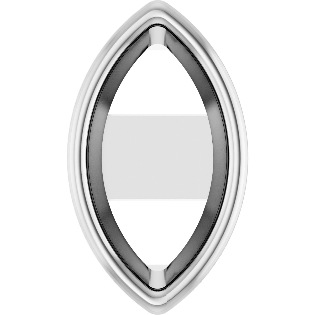 Marquise Bezel-Set Earring Setting