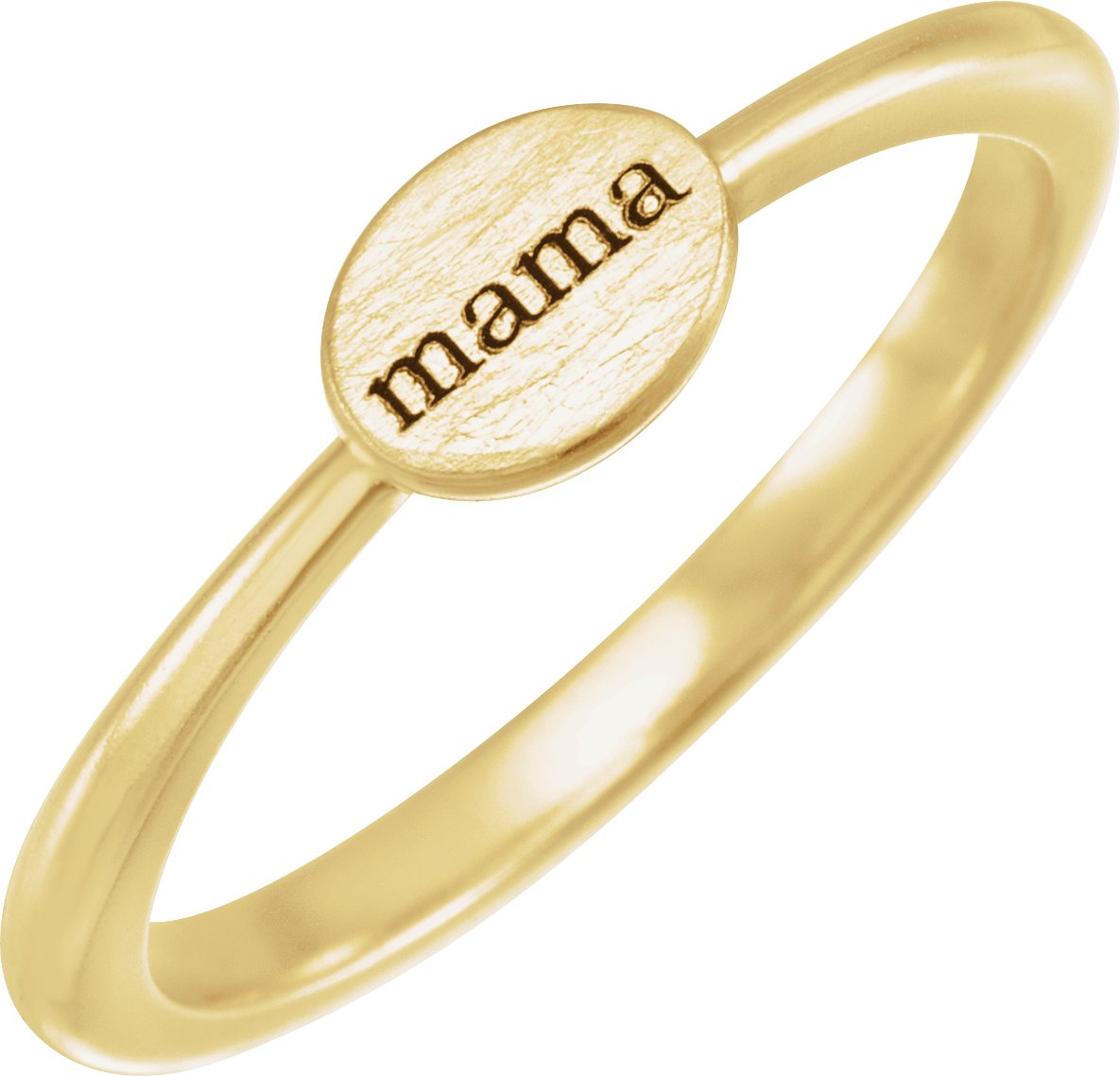 14K Yellow Mama Ring Ref 18365106