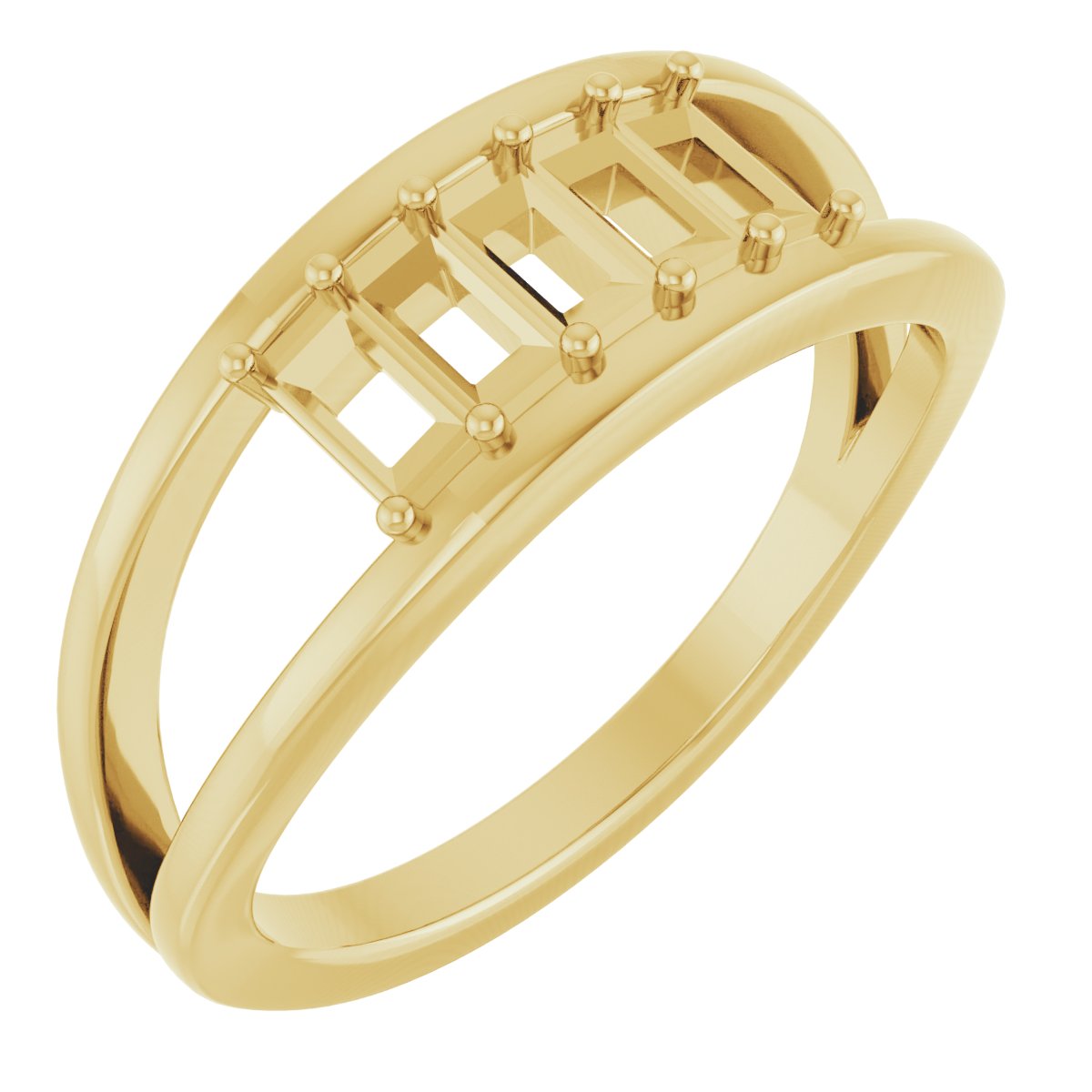 Family Negative Space Ring