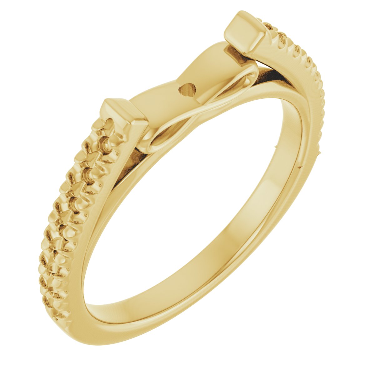 Infinity-Inspired Accented Peg Shank