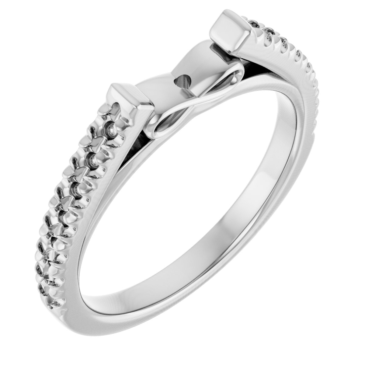Infinity-Inspired Accented Peg Shank