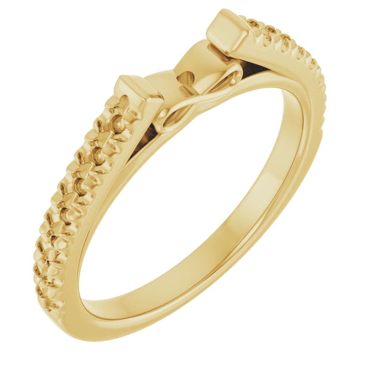 Infinity-Inspired Accented Peg Shank