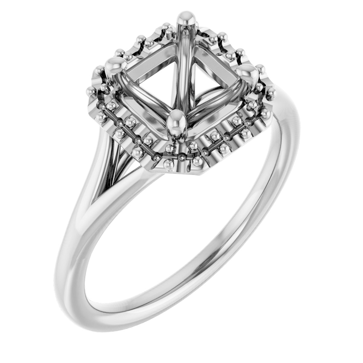 Halo-Style Engagement Ring