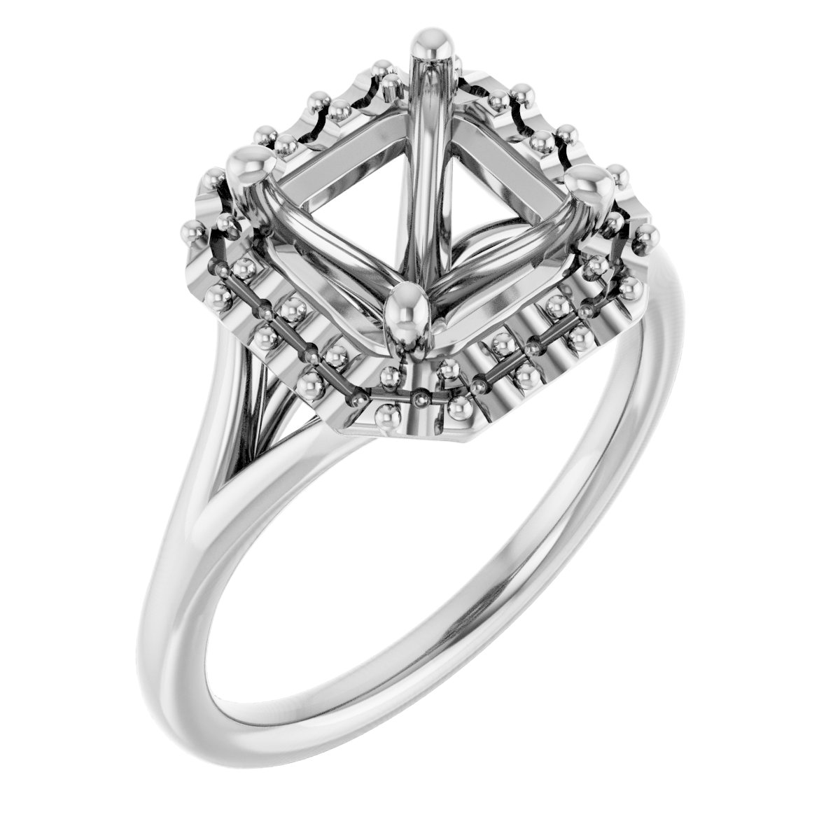 Halo-Style Engagement Ring
