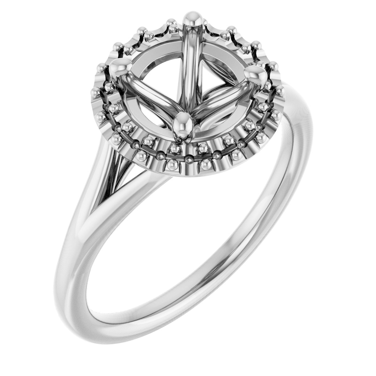 Halo-Style Engagement Ring