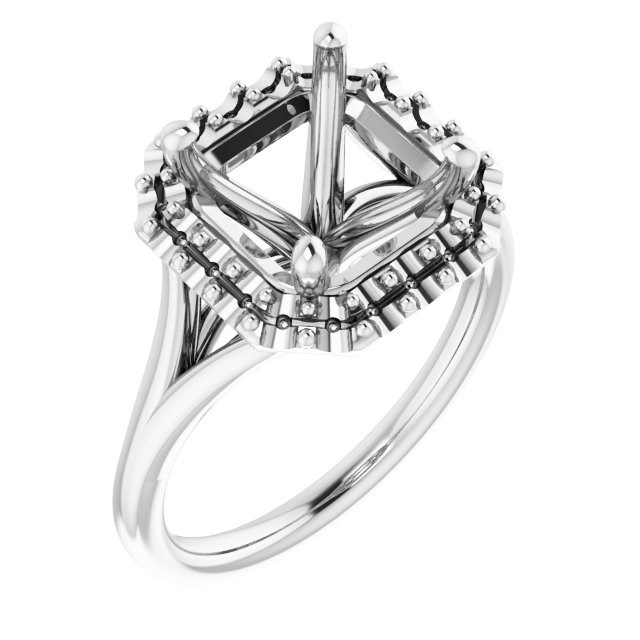Halo-Style Engagement Ring