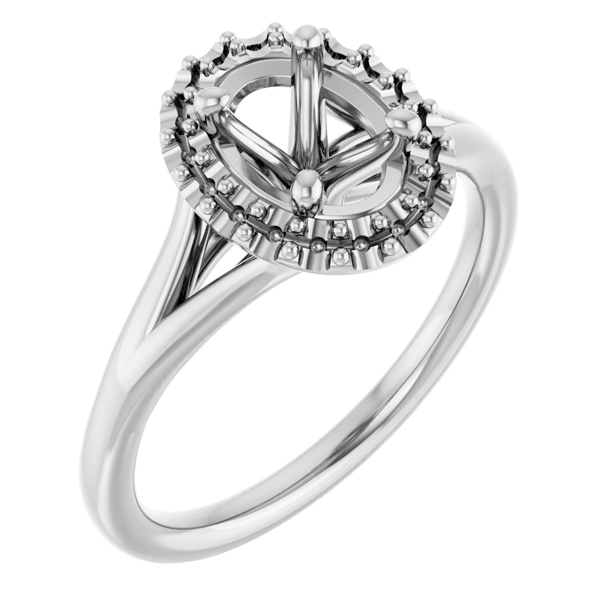 Halo-Style Engagement Ring