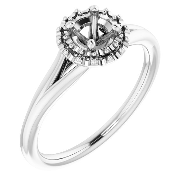 Halo-Style Engagement Ring