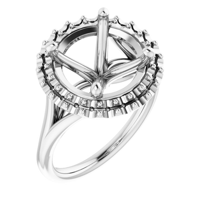 Halo-Style Engagement Ring