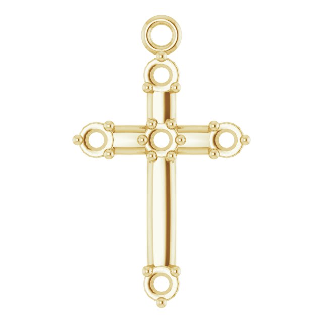 Accented Cross Dangle