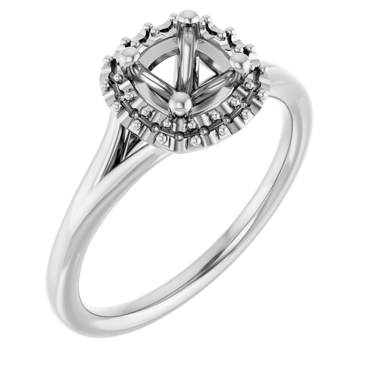 Halo-Style Engagement Ring