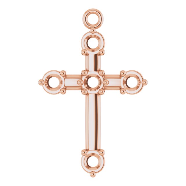 Accented Cross Dangle