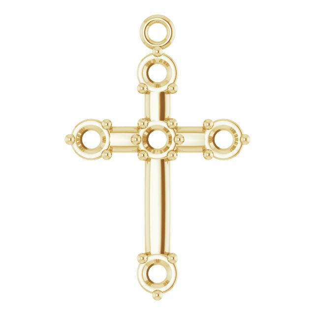 Accented Cross Dangle