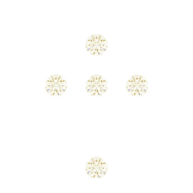 Accented Cross Dangle