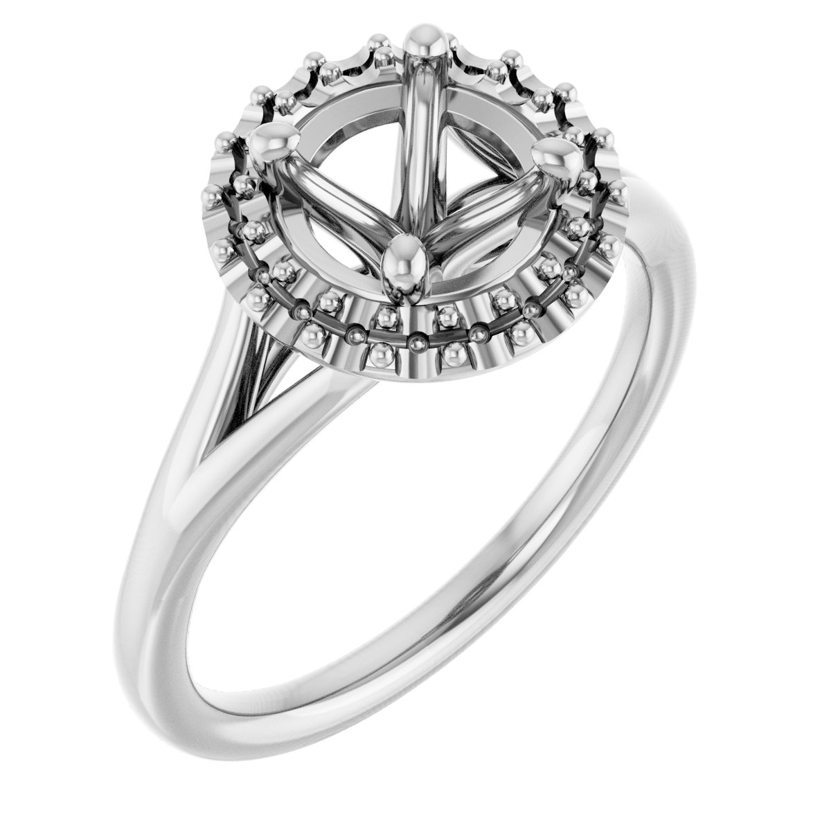 Halo-Style Engagement Ring